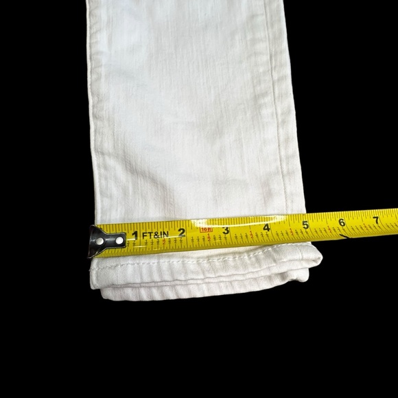 J BRAND MARIA HIGH-RISE WHITE SKINNY JEANS COMFORT STRETCH, ZIPPER FLY. SIZE 29. - Picture 10 of 10